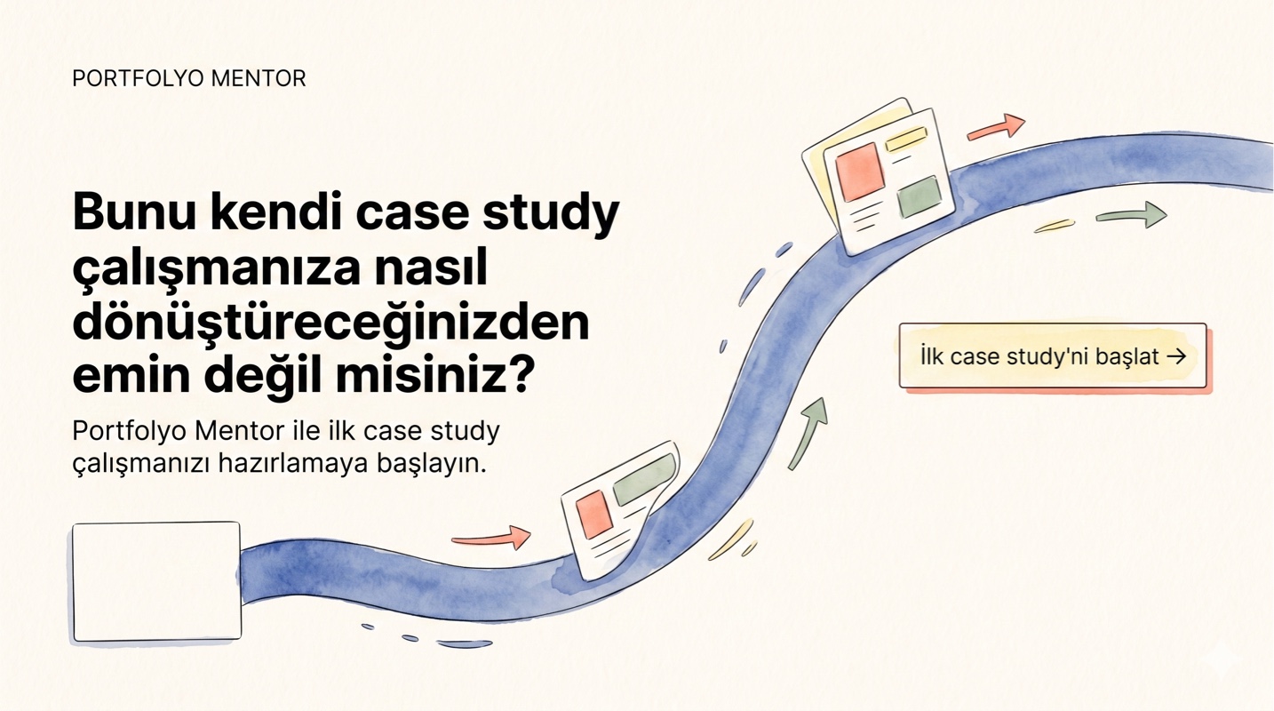 Portfolyo Mentor – İlk case study'ni başlat